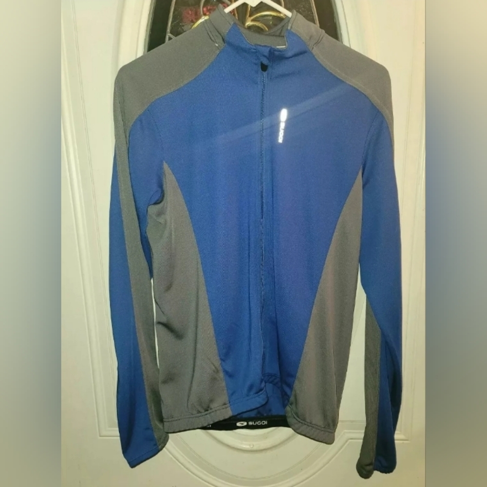 Sugoi Blue/Gray Medium Performance Reflective Bik… - image 1